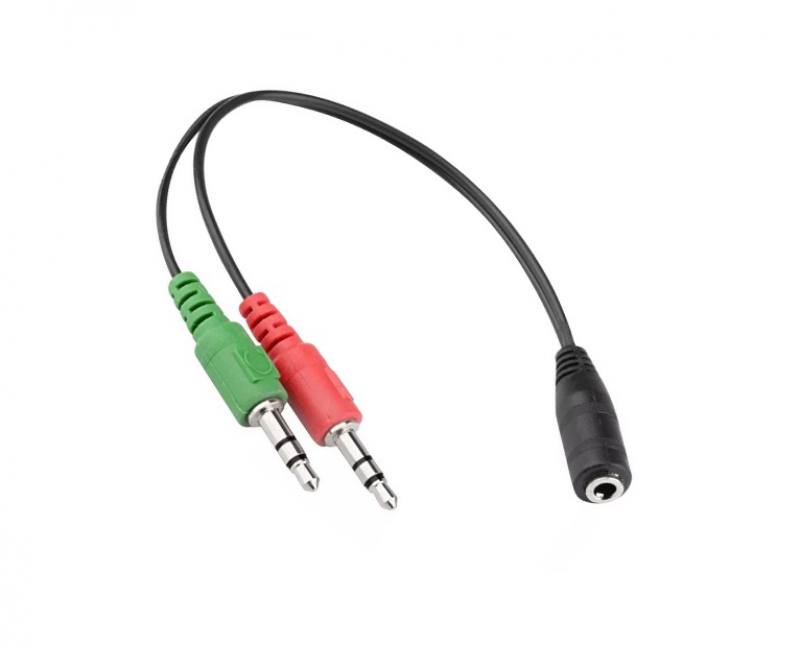 PTYTEC Computer Shop - Cable Convertidor Adaptador audio divisor micro y  auriculares a jack 3,5mm (1 hembra y 2 macho)