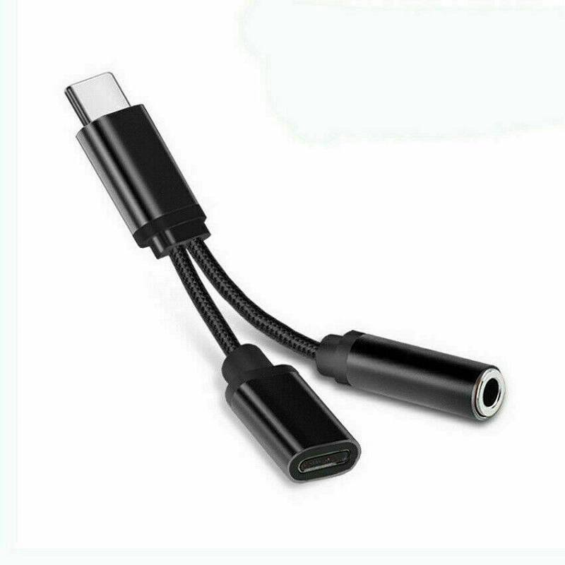 Cable auxiliar USB C, tipo C macho a 3.5 mm adaptador jack macho