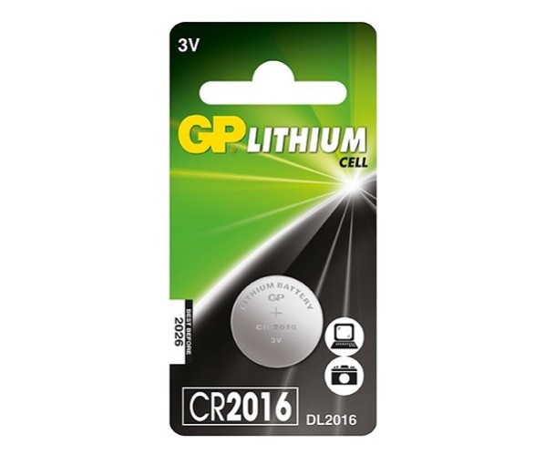 Bateria Alcalina GP CR2016 3V