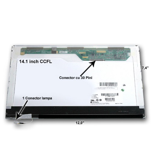 PTYTEC Computer Shop - Pantalla para laptop 14 WXGA (1600x900) HD 40 pines  LED Slim