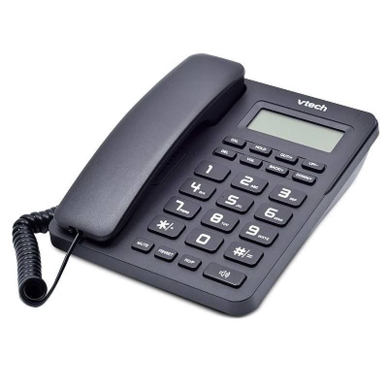 PTYTEC Computer Shop - Telefono Vtech VTC500, Altavoz, RJ11 para Telefono  Fijo Identificador de llamadas, pantalla LCD